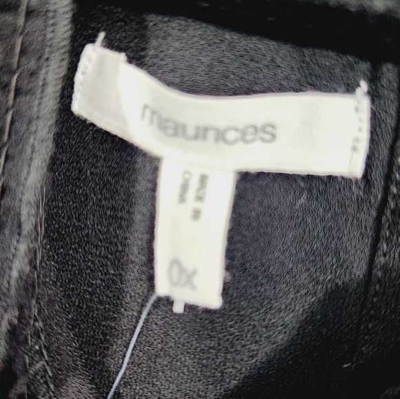 NWT Maurices Plus Size Smocked Mock Neck Dress - Picture 8 of 9